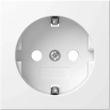 Gira 492003 tapa para enchufe Schuko, System 55, blanco puro
