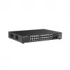 Ruijie Reyee RG-ES220GS-P switch PoE Gigabit L2 gestionable, 20 puertos (18x GE 10/100/1000, 16x PoE+, 2x SFP), 250 W, Cloud, negro