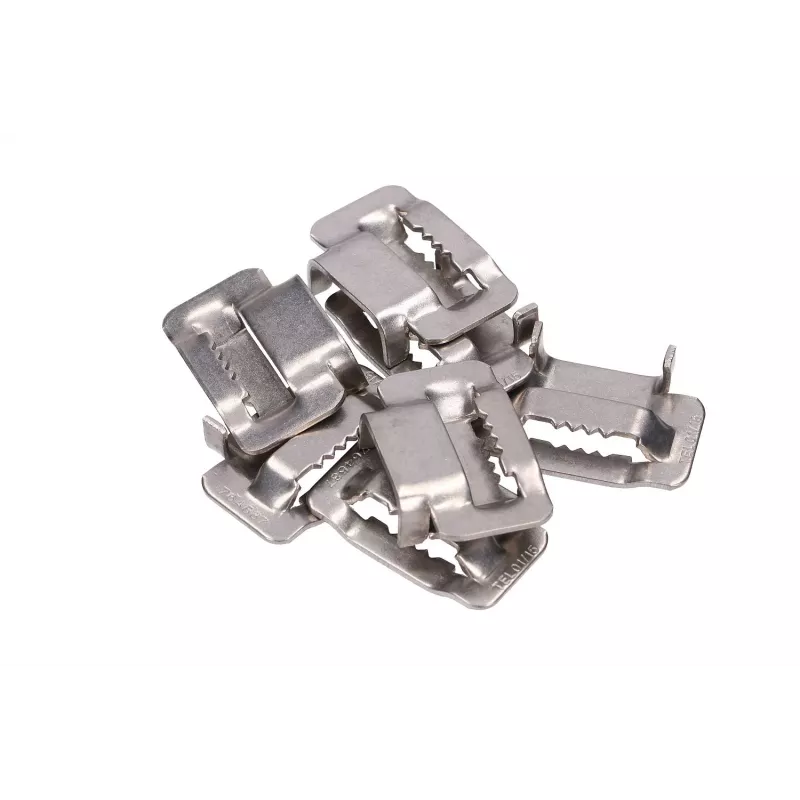 Clip de acero Extralink para cinta de acero de 20mm con dientes