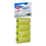 Bolsas de excrementos Trixie Lemon Scented M — 20 unidades por rollo, 4 rollos (80 bolsas), plástico amarillo