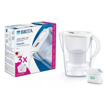 Brita Marella+3 cartuchos PRO Blanco 2,4 Blanco