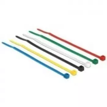 Bridas DeLOCK 18627 nailon negro azul verde rojo transparente amarillo 100 uds. 100 mm 2,5 mm