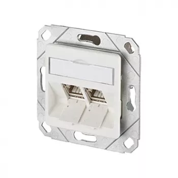 METZ CONNECT 130B12D21102-E - RJ-45 - 6a - -40 - 70 °C - Blanco - Acrilonitrilo butadieno estireno (ABS) - Zinc - GHMT - CE