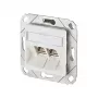 METZ CONNECT 130B12D21102-E - RJ-45 - 6a - -40 - 70 °C - Blanco - Acrilonitrilo butadieno estireno (ABS) - Zinc - GHMT - CE
