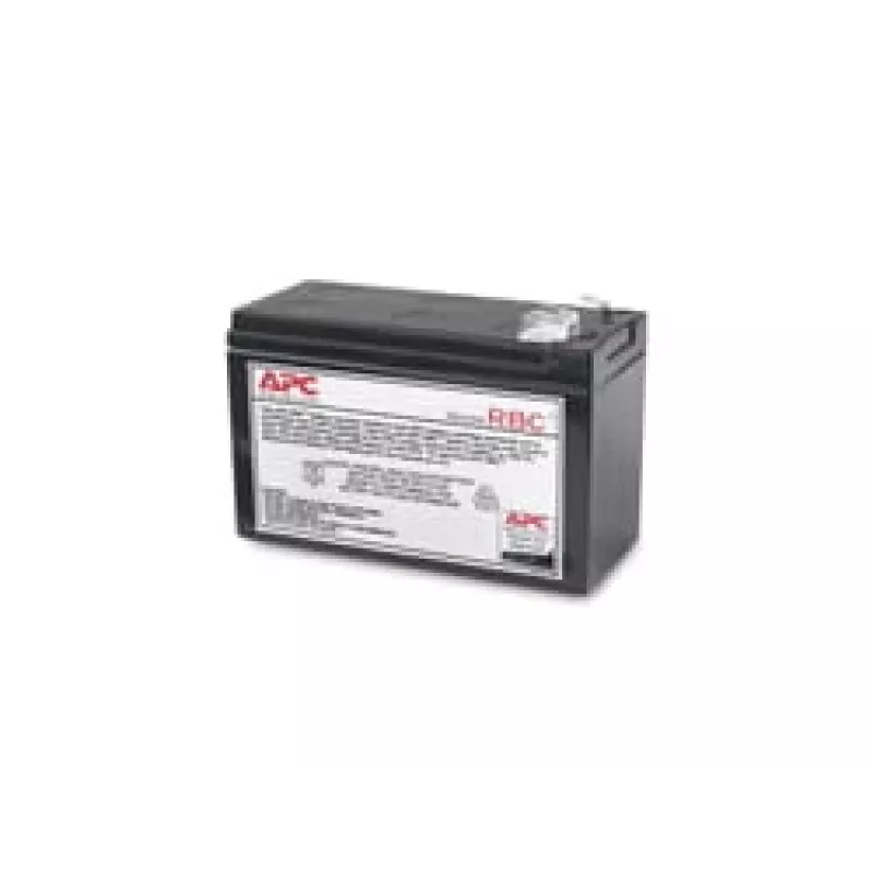 Cartucho de sustitución de batería APC APCRBC110 (OEM), plomo-ácido sellado (VRLA), 1 ud., 84 VAh, Negro, RoHS, 2,5 kg