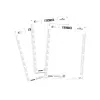 Insertos para placas de identificación Durable 1456-02 60x90 mm blanco