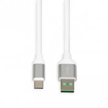 Cable USB-A a USB-C IBOX IKUMTCWQC 1,5 m, USB 2.0, 3 A, blanco