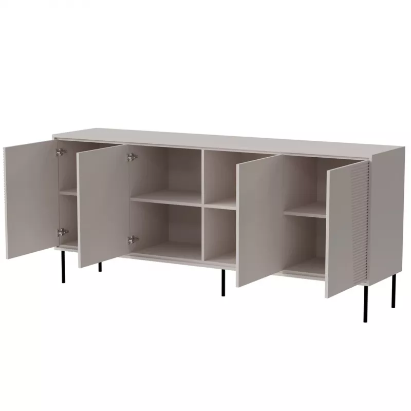 Cómoda 4D ABI 200x45x88 cashmere mate