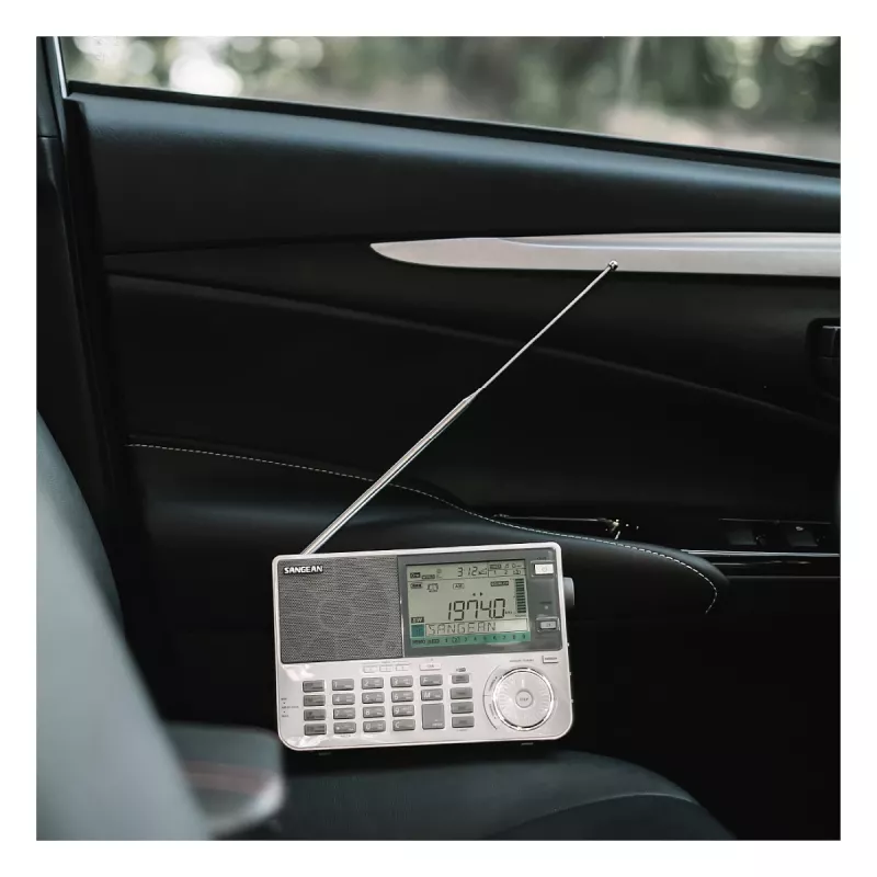 Radio portátil Sangean ATS-909 X2 — blanco — sintonizador digital AM FM SW