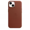 Apple | Funda de piel de 14 con MagSafe | Funda con MagSafe | Apple | iPhone 14 | Piel | Umber
