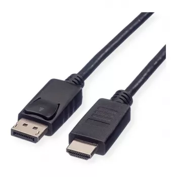 Adaptador de cable de vídeo ROLINE de material reciclado 3 m DisplayPort HDMI negro 11.45.5782