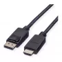 Adaptador de cable de vídeo ROLINE de material reciclado 3 m DisplayPort HDMI negro 11.45.5782