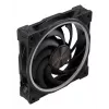 Akasa SOHO AR AK-FN108 ventilador de caja de 120 mm, ARGB, negro