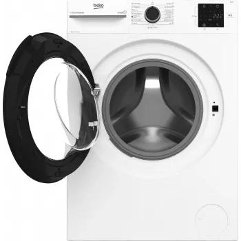 Lavadora BEKO BM1WFSU36233WB, 6 kg, clase energética B, 44,6 cm, 1200 rpm, motor inverter, Steam Cure