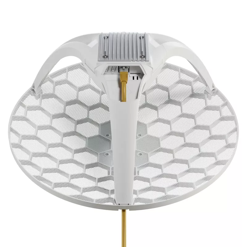 Módem de telefonía móvil MikroTik LHG LTE6 Kit 4G PoE Outdoor, 1x Gigabit Ethernet, bandas 700/850-MHz, CPU 0,8 GHz, 256 MB RAM