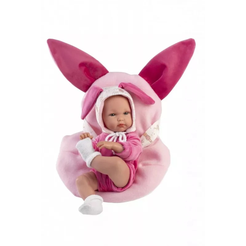 Muñeca bebé Llorens 35 cm vinilo con rasgos realistas y cuerpo blando