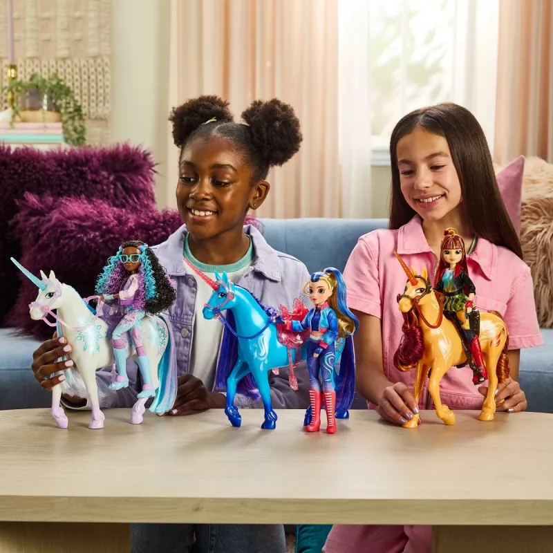 Spinmaster Unicorn Academy Fashion Isabel muñeca 6072647 — muñeca de moda de la serie Unicorn Academy