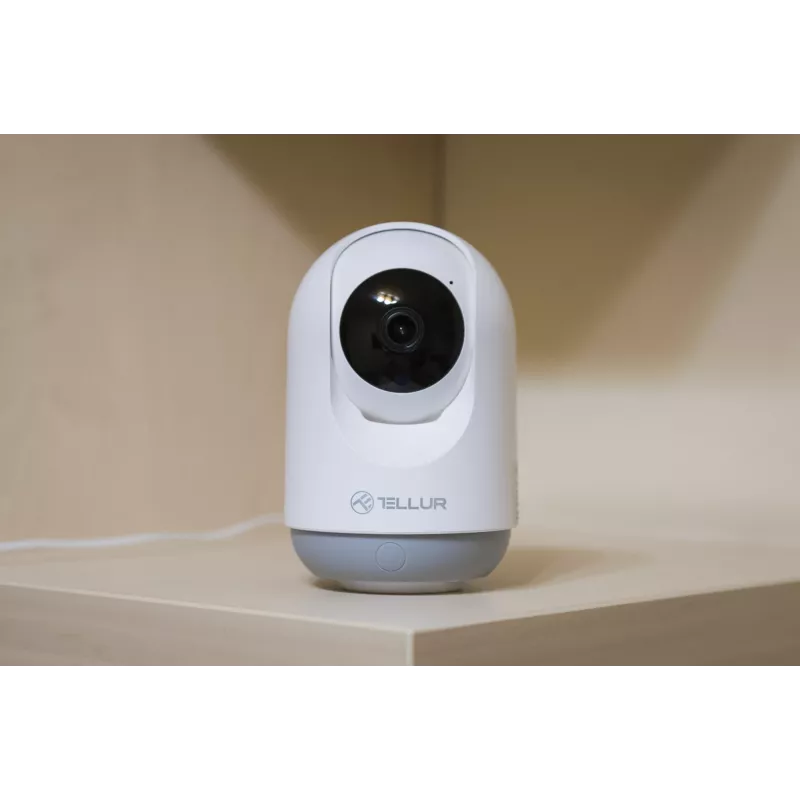 Cámara de vigilancia Tellur TLL331391 3MP UltraHD PTZ blanca