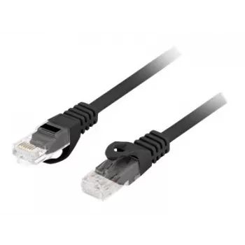 Cable de red LANBERG Cat6 U/UTP PCU6-10CU-0500-BK, RJ-45 a RJ-45, 5 m, negro