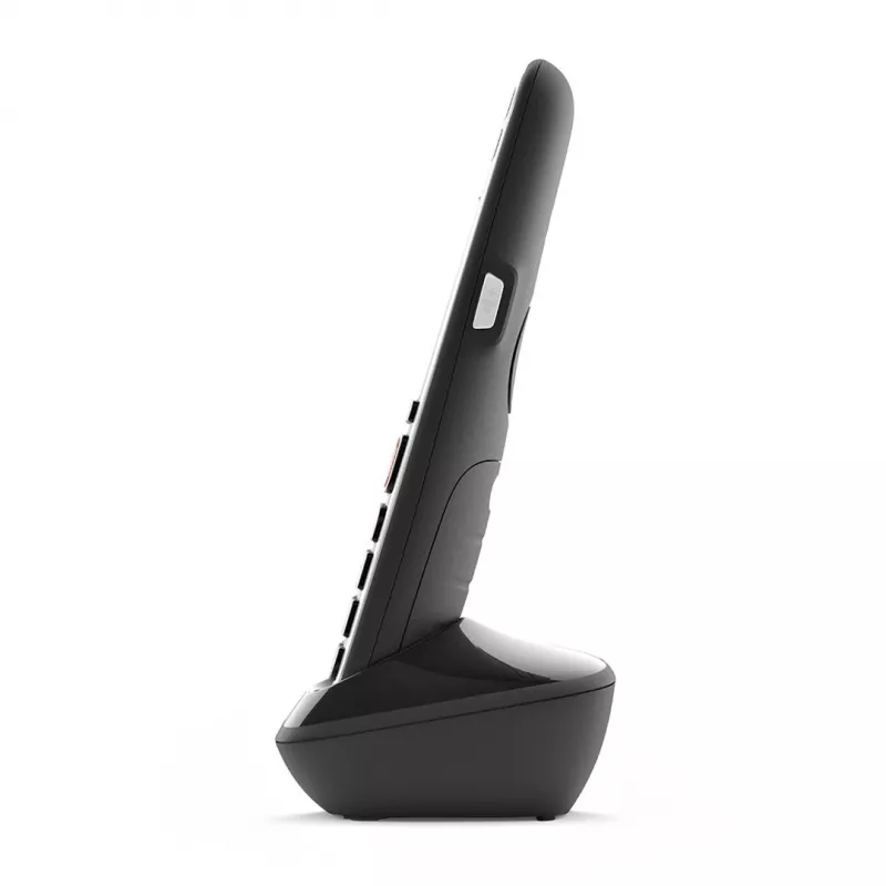 Gigaset E720HX Teléfono analógico/DECT con identificador de llamadas negro