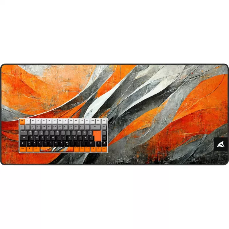Teclado gaming mecánico Sharkoon SKILLER SGK50 S3 Design Bundle D6 — naranja/gris