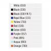 Brida para cables reutilizable Velcro ONE-WRAP 200×20 mm polipropileno, rojo — pack de 25