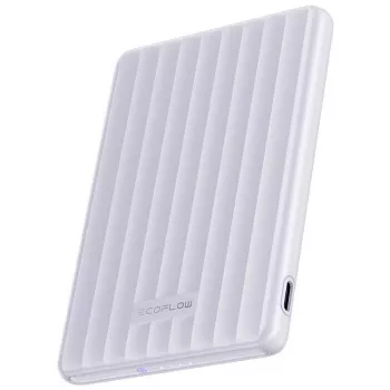 Batería externa EcoFlow 5000 mAh Rapid/Mag Lila, 5000 mAh, cargador USB portátil, 123 g