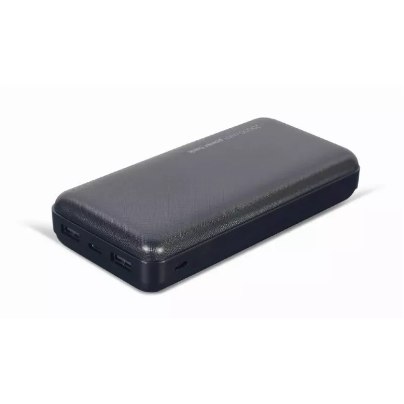 Batería externa Gembird PB20-02 polímero de litio (LiPo) 20000 mAh negra