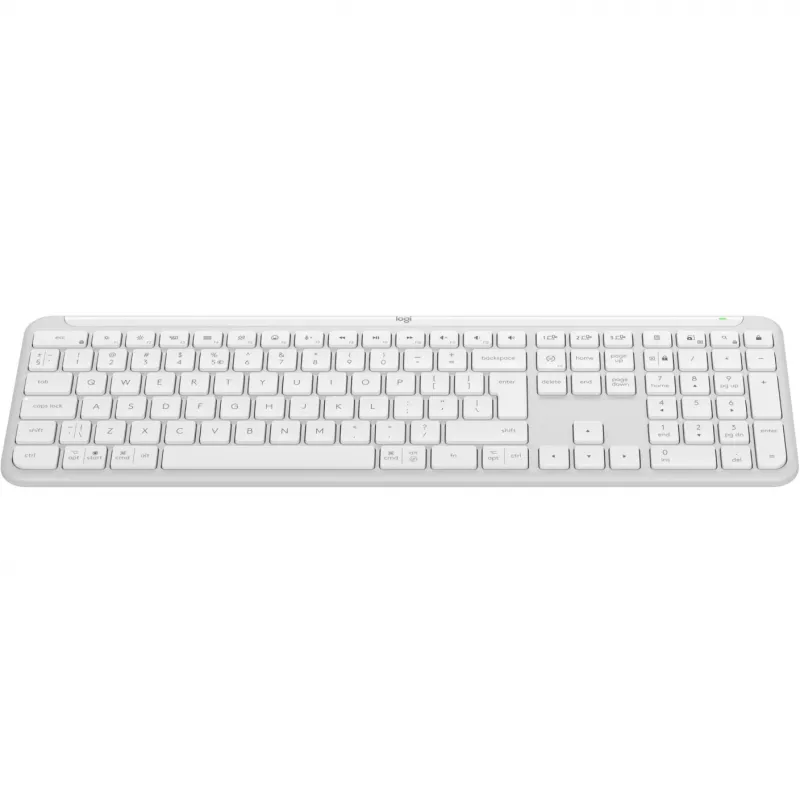 Teclado Logitech K950 Signature delgado de oficina RF Wireless Bluetooth QWERTY US International blanco