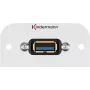 Kindermann Konnect 54 alu - placa frontal modular snap-in - USB Type A (7441000529)