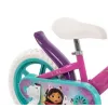 Bicicleta infantil HUFFY GABBI 12 pulgadas, rosa, freno de contrapedal, ruedines, neumáticos de espuma