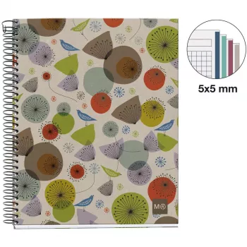 Bloc College MIQUELRIUS Eco Design 4 cuadriculado DIN A5 margen interior (A246399)