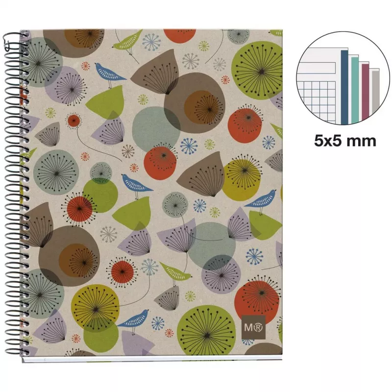 Bloc College MIQUELRIUS Eco Design 4 cuadriculado DIN A5 margen interior (A246399)