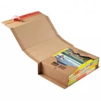 ColomPac CP020.12.020 - embalaje flexible - embalaje para libros de cartón ondulado - 325 x 250 x 80 mm - marrón - 1 paquete = 20 uds. (CP020.12.020)