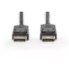 Cable de conexión DisplayPort con bloqueo 1080p 60Hz FHD Type DP / DP macho / macho negro 1m