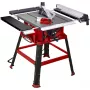 Einhell TC-TS 2225 U sierra de mesa, 1800 W, hoja de 254 mm, profundidad de corte de 80 mm, roja