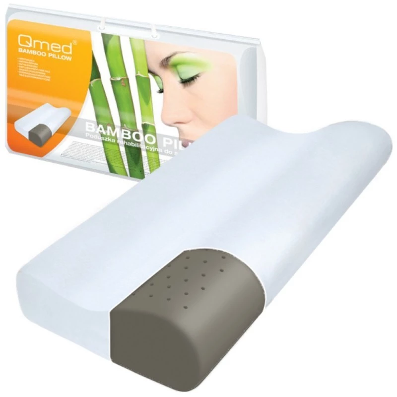 Cojín ortopédico MDH MDQ001109 funda de bambú, soporte ajustable