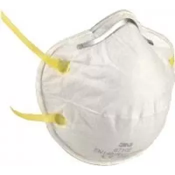 Mascarilla antipolvo 3M 8710-PT, tejido blanco, pack individual