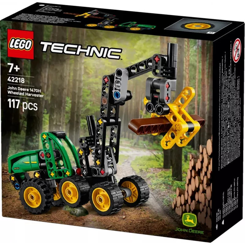 LEGO TECHNIC 42218 John Deere 1470H Cosechadora forestal