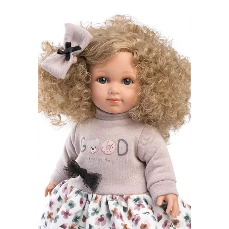 Muñeca Llorens Elena 35 cm — cuerpo blando, cara y extremidades pintadas a mano