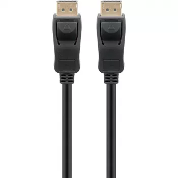 Cable DisplayPort 1.4 conector macho > conector macho DisplayPort (negro, 2 metros, 8K)