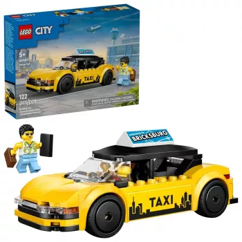 LEGO CITY 60487 Taxi amarillo