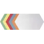 Tarjetas de moderación Franken Königswabe UMZ 1730 99, 297 x 165 mm, surtido blanco, azul claro, rojo, amarillo, naranja, verde