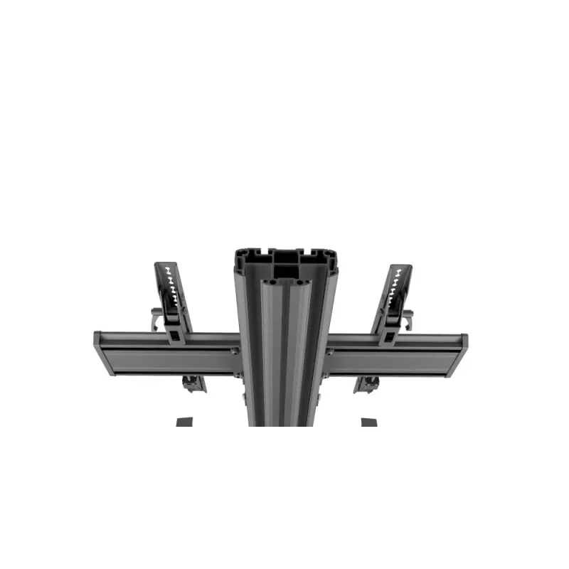 Soporte móvil para TV EDBAK TRE100 para pantallas de 42–75 inch, carga máxima 70 kg, negro