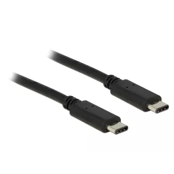 Cable USB Type-C DeLOCK Type-C 2.0 1m negro