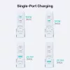 Cargador de escritorio Unitek P1229ABK01-EU 100 W con 2× USB-A y 2× USB-C