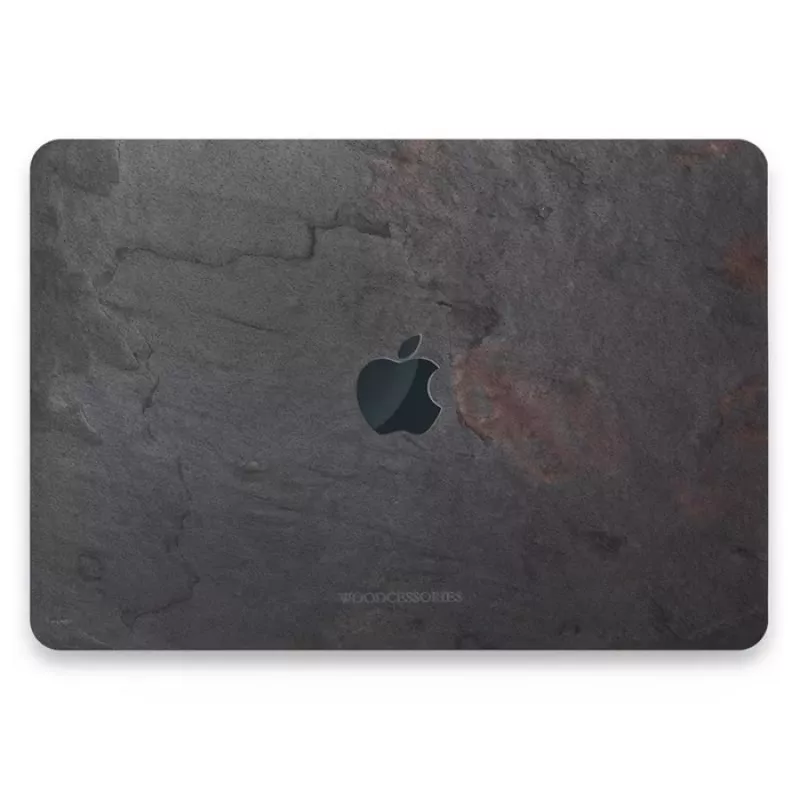 Woodcessories EcoSkin Stone STO049 funda para MacBook Pro 15 con Touch Bar, Volcano Black