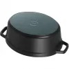 Olla de asar Staub 40509-509-0 12 L hierro fundido negro