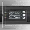SAI Qoltec AWARYJNY DO RACK 3KVA 3000W factor de potencia 1.0 LCD EPO USB online (3VA, 3000W, SAI online de doble conversión), SAI