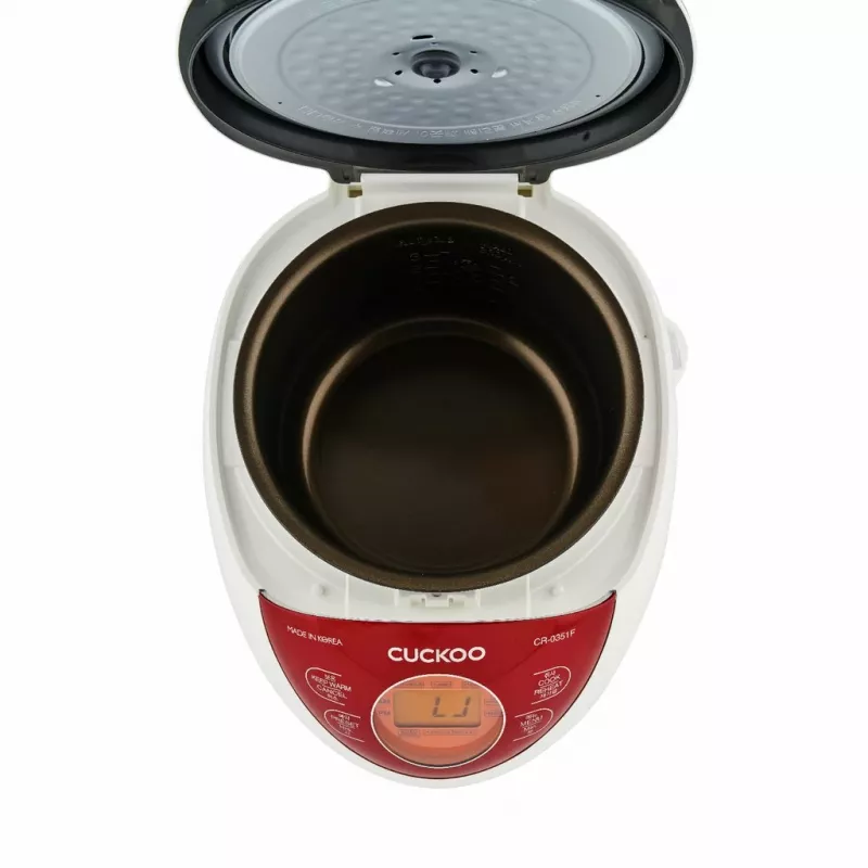 Olla arrocera Cuckoo CR-0351F RED 0,54 L 425 W roja, blanca
